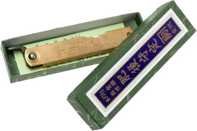 Higonokami Pocket Knife 7,7 Cm HIGO12BR, White Paper Steel, Sheepfoot 8 Higonokami Pocket Knife 7,7 Cm HIGO12BR, White Paper Steel, Sheepfoot - Image 8