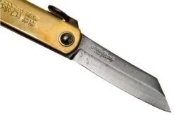 Higonokami Pocket Knife 5 Cm HIGO75BS, SK-carbon Steel, Brass -Knives Store KT HIGO75BS 03 higonokami