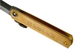 Higonokami Pocket Knife 5 Cm HIGO75BS, SK-carbon Steel, Brass -Knives Store KT HIGO75BS 06 higonokami