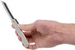 Higonokami Pocket Knife 7.3 Cm HIGOC10B, Blue Paper Steel, Silver Matte Steel 14 Higonokami Pocket Knife 7.3 Cm HIGOC10B, Blue Paper Steel, Silver Matte Steel -Knives Store KT HIGOC10B 07 higonokami