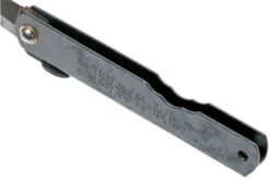 Higonokami Pocket Knife 7.3 Cm HIGOC3, Blue Paper Steel, Grey Black Glitter 12 Higonokami Pocket Knife 7.3 Cm HIGOC3, Blue Paper Steel, Grey Black Glitter -Knives Store KT HIGOC3 05 higonokami