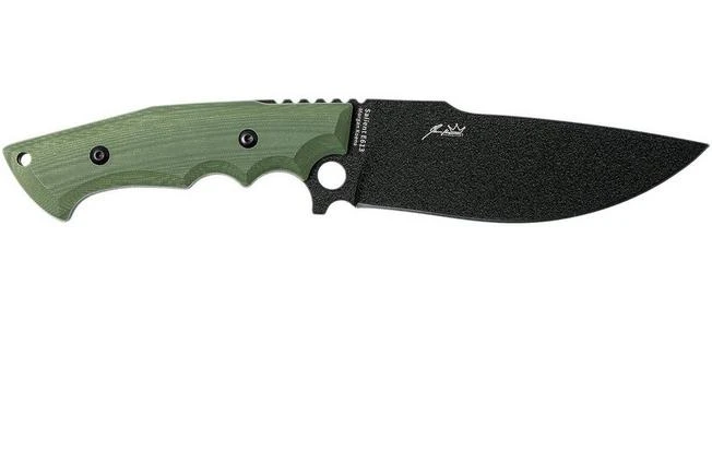 Kizer Salient 1023A2 Green G10 E613 Fixed Knife 2 Kizer Salient 1023A2 Green G10 E613 Fixed Knife - Image 2