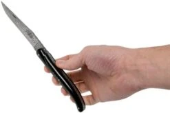 Forge De Laguiole 12 Cm 1012FEBSAT-L12 Ebony Wood-Damasteel Laguiole Knife -Knives Store LA1012FEBSAT L12 07 forge de laguiole