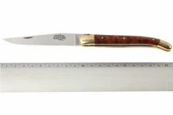Forge De Laguiole - Natural Wood Folder, Snakewood -Knives Store LA1211AM 05 forge de laguiole vouwmes la1211am d5
