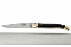 Forge De Laguiole Pocket Knife, Black Horn, 1211BN 9 Forge De Laguiole Pocket Knife, Black Horn, 1211BN -Knives Store LA1211BN 05 forge de laguiole vouwmes la1211bn d5