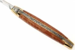 Forge De Laguiole - Natural Wood Folder, Briarwood -Knives Store LA1211BR 04 forge de laguiole vouwmes la1211br d4