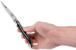 Forge De Laguiole 1211INTCNOIB 11cm, Black Micarta, Laguiole Knife -Knives Store LA1211INTCNOIB 08 forge de laguiole