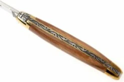 Forge De Laguiole - Natural Wood Folder, Olivewood -Knives Store LA1211OL 04 forge de laguiole vouwmes la1211ol d4