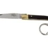 Forge De Laguiole Keychain Pocket Knife, Black Horn