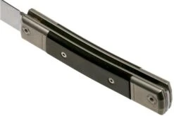 Lionsteel BestMan BM2 EB Ebony Slipjoint Pocket Knife -Knives Store LI BM2 EB 05 lionsteel