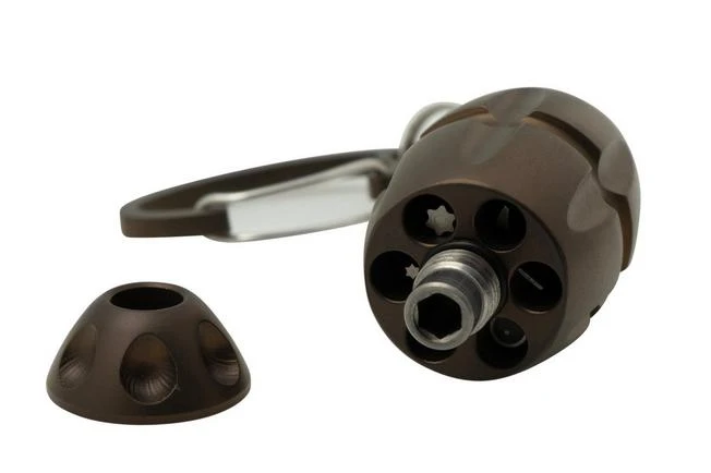 LionSteel Eggie Bronze Titanium EG-BR Keychain Bit Set And Multi-tool 2 LionSteel Eggie Bronze Titanium EG-BR Keychain Bit Set And Multi-tool - Image 2