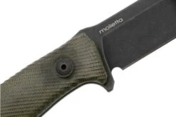 LionSteel M5B Sleipner Black, Green Canvas Micarta Survival Knife -Knives Store LI M5B CVG 05 lionsteel