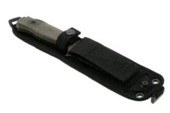 LionSteel M5B Sleipner Black, Green Canvas Micarta Survival Knife -Knives Store LI M5B CVG 06 lionsteel