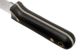 LT Wright Next Gen, A2, Matte Black Micarta, Leather Sheath, Bushcraft Knife -Knives Store LT NG BM LS 04 lt wright