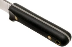 LT Wright Next Gen, A2, Matte Black Micarta, Leather Sheath, Bushcraft Knife -Knives Store LT NG BM LS 05 lt wright