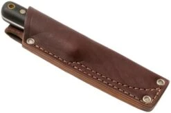 LT Wright Next Gen, A2, Matte Black Micarta, Leather Sheath, Bushcraft Knife -Knives Store LT NG BM LS 06 lt wright