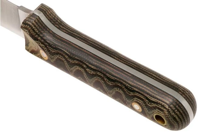 LT Wright Next Gen, A2, Matte Python Micarta, Leather Sheath, Bushcraft Knife 4 LT Wright Next Gen, A2, Matte Python Micarta, Leather Sheath, Bushcraft Knife - Image 4