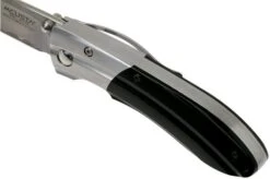 Mcusta MC-142G Ripple, SPG2 Black Pakka Wood Pocket Knife -Knives Store MC 0142G 07 mcusta