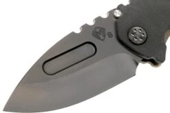 Medford Praetorian Genesis G S35VN, PVD Droppoint Blade, Black G10 Handle, PVD Hardware Pocket Knife -Knives Store MF 21 GN 03 03 medford