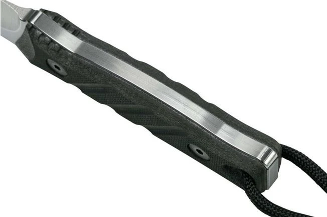 Medford Medford Necromancer S35VN, Tumbled Blade, Black G10 Handle, Neck Knife 4 Medford Medford Necromancer S35VN, Tumbled Blade, Black G10 Handle, Neck Knife - Image 4