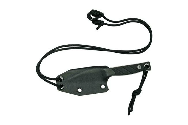 Medford Medford Necromancer S35VN, Tumbled Blade, Black G10 Handle, Neck Knife 7 Medford Medford Necromancer S35VN, Tumbled Blade, Black G10 Handle, Neck Knife - Image 7