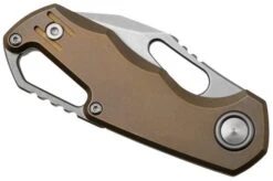 MKM Isonzo FX03M-3TBR, Clip Point Stonewashed Böhler M390 Bronze Titanium, Pocket Knife 11 MKM Isonzo FX03M-3TBR, Clip Point Stonewashed Böhler M390 Bronze Titanium, Pocket Knife -Knives Store MMK FX03M 3TBR 06 mkm