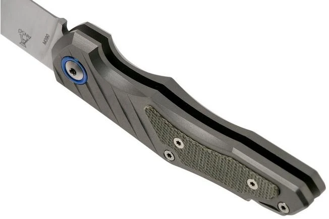 MKM Root RT-GCT Titanium Green Canvas Micarta Pocket Knife, Jens Anso Design 5 MKM Root RT-GCT Titanium Green Canvas Micarta Pocket Knife, Jens Anso Design - Image 5