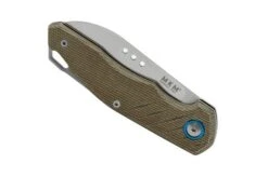 MKM Root RT-GC Satin Green Canvas Micarta Pocket Knife, Jens Anso Design 12 MKM Root RT-GC Satin Green Canvas Micarta Pocket Knife, Jens Anso Design -Knives Store MMK RT GC 06 mkm