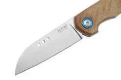 MKM Root RT-NC Satin Natural Canvas Micarta Pocket Knife, Jens Anso Design 9 MKM Root RT-NC Satin Natural Canvas Micarta Pocket Knife, Jens Anso Design -Knives Store MMK RT NC 03 mkm