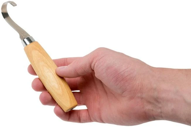 Morakniv Hook Knife 164 Spoon Knife, Right-handed, With Sheath 5 Morakniv Hook Knife 164 Spoon Knife, Right-handed, With Sheath - Image 5