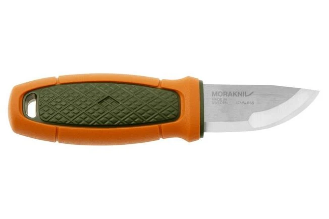 Morakniv Mora Eldris Hunting 14237 Green Orange, Neck Knife For Hunting, Includes Sheath And Belt Loop 2 Morakniv Mora Eldris Hunting 14237 Green Orange, Neck Knife For Hunting, Includes Sheath And Belt Loop - Image 2