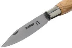 Nontron No. 25 Turning Ferrule, Olivewood, Clog Shape NN25OL Pocket Knife -Knives Store NN25OL 03 nontron