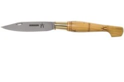 Nontron No. 25 Turning Ferrule, Boxwood, Clog Shape NN25 Pocket Knife