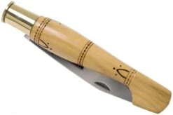 Nontron No. 25 Turning Ferrule, Boxwood, Clog Shape NN25 Pocket Knife -Knives Store NN25 04 nontron