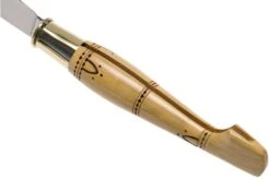 Nontron No. 25 Turning Ferrule, Boxwood, Clog Shape NN25 Pocket Knife -Knives Store NN25 05 nontron