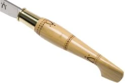 Nontron No. 25 Turning Ferrule, Boxwood, Clog Shape NN25 Pocket Knife -Knives Store NN25 06 nontron