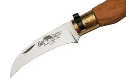 Old Bear Mushroom Olive M, 9387-19-LU Mushroom Knife -Knives Store OB9387 19 LU 03 oldbear