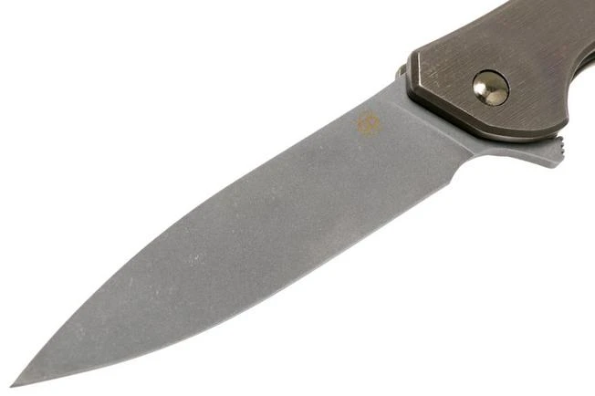 Olamic Rainmaker Droppoint, Kinetic Earth Brown, Gold, Pocket Knife 3 Olamic Rainmaker Droppoint, Kinetic Earth Brown, Gold, Pocket Knife - Image 3