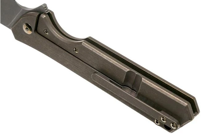 Olamic Rainmaker Droppoint, Kinetic Earth Brown, Gold, Pocket Knife 5 Olamic Rainmaker Droppoint, Kinetic Earth Brown, Gold, Pocket Knife - Image 5