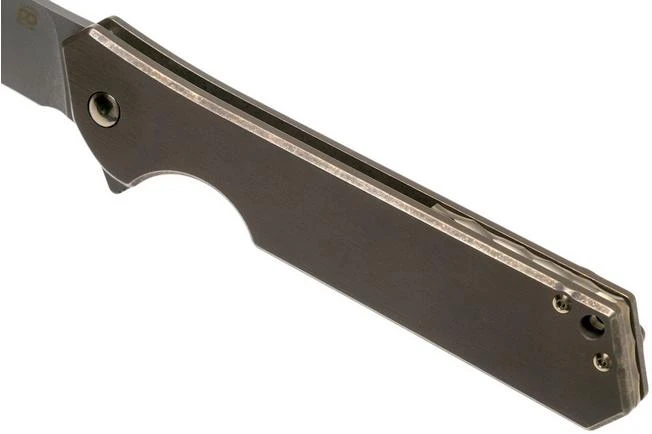 Olamic Rainmaker Droppoint, Kinetic Earth Brown, Gold, Pocket Knife 7 Olamic Rainmaker Droppoint, Kinetic Earth Brown, Gold, Pocket Knife - Image 7