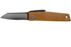 Ohta FK5 Higonokami-pocket Knife, Natural Canvas Micarta