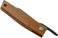 Ohta FK5 Higonokami-pocket Knife, Natural Canvas Micarta -Knives Store OHTA OFF FK5 M N 04 ohta knives