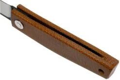 Ohta FK5 Higonokami-pocket Knife, Natural Canvas Micarta -Knives Store OHTA OFF FK5 M N 05 ohta knives