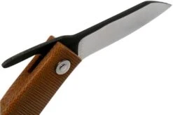 Ohta FK5 Higonokami-pocket Knife, Natural Canvas Micarta -Knives Store OHTA OFF FK5 M N 06 ohta knives