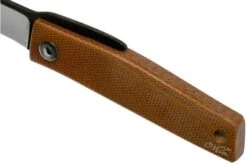 Ohta FK5 Higonokami-pocket Knife, Natural Canvas Micarta -Knives Store OHTA OFF FK5 M N 07 ohta knives