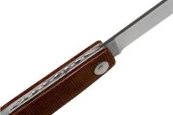 Ohta OLF SS FK Ohta Light Folder Pocket Knife, Natural Canvas Micarta -Knives Store OHTA OLF SS FK M N 06 ohta knives