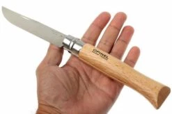 Opinel No. 12 Pocket Knife, Stainless Steel, Blade Length 12 Cm -Knives Store OP012 RV 05 opinel op012 rv d5