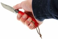 Opinel Trekking Pocket Knife No. 08, Red -Knives Store OPT001705 05 opinel trekking opt001705 d5