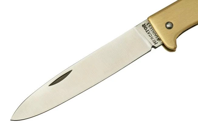 Otter Mercator 10-701 RG R Small Brass Stainless, Pocket Knife 3 Otter Mercator 10-701 RG R Small Brass Stainless, Pocket Knife - Image 3