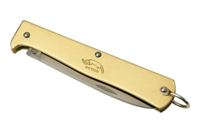 Otter Mercator 10-701 RG R Small Brass Stainless, Pocket Knife 6 Otter Mercator 10-701 RG R Small Brass Stainless, Pocket Knife - Image 6